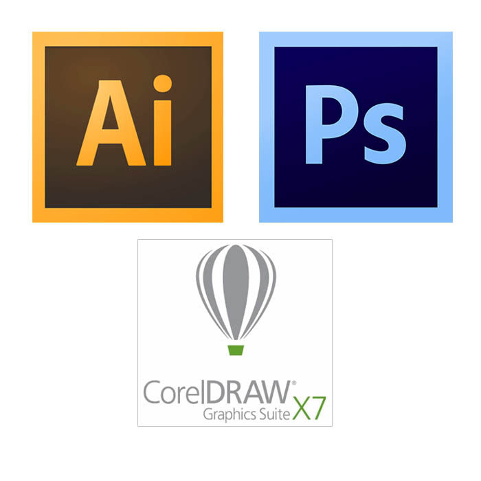 Adobe Illustrator CS6 & Corel Draw X7
