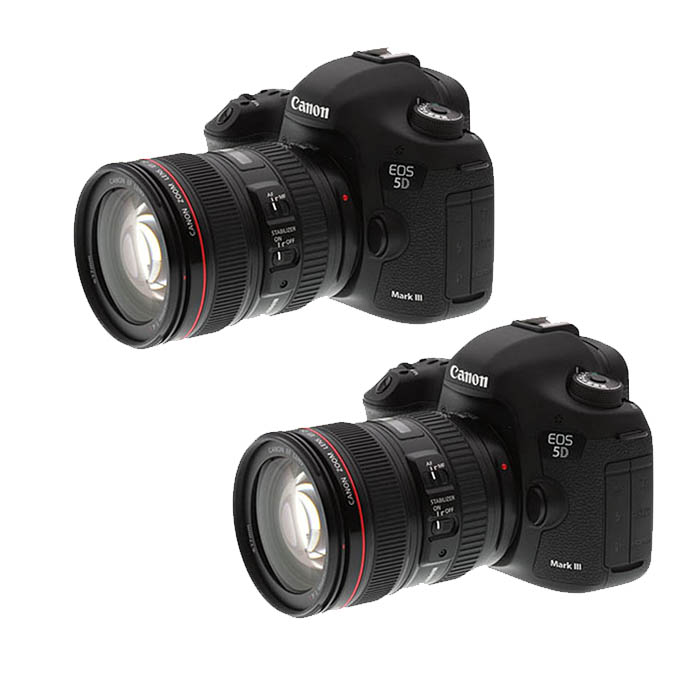 Canon EOS 5D Mark III DSLR Camera x 2